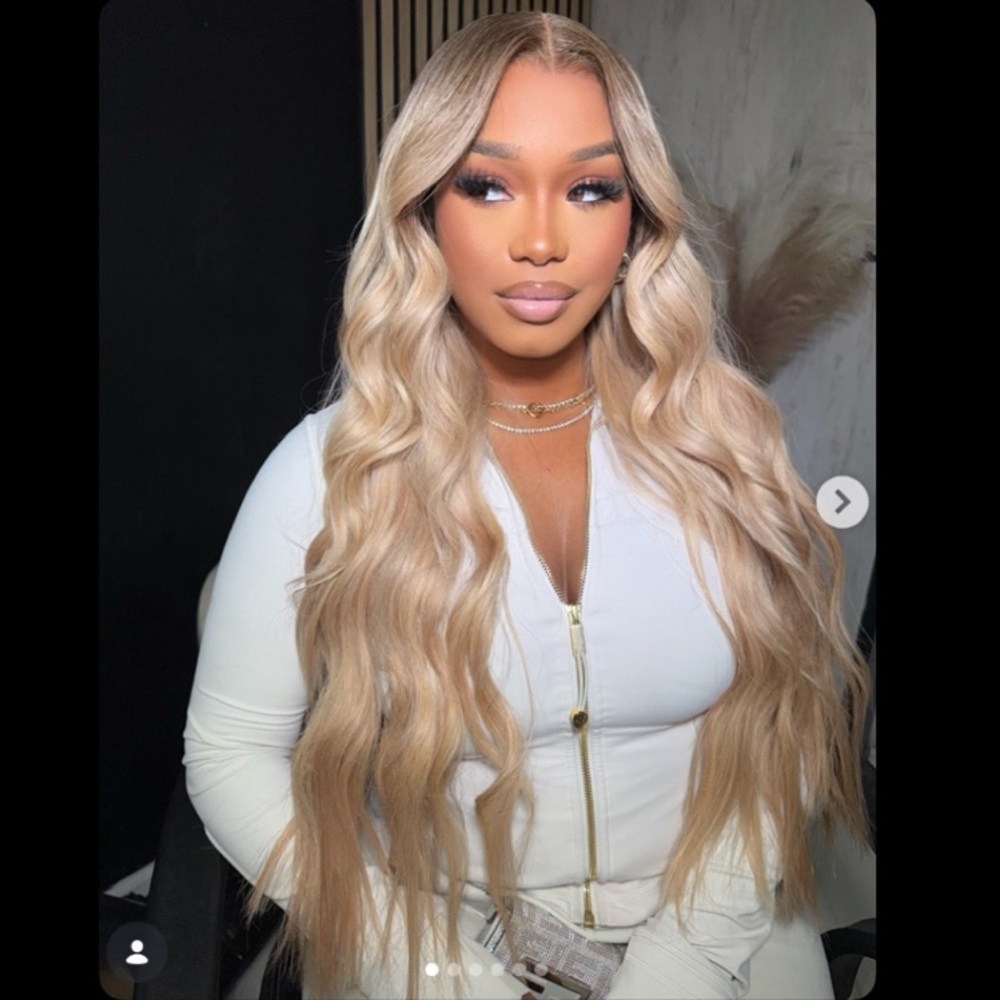 Luxury Blonde Ombré Raw Human Hair HD Lace Wig
